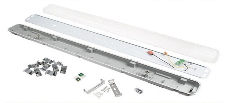 BOÎTIER ÉTANCHE 2 TUBES LED T8 150CM
